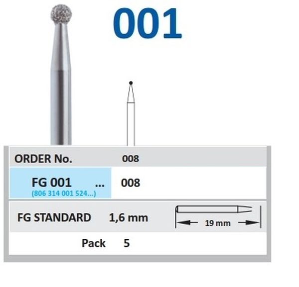 DIAMANT FG 001-008 5 STK HORICO