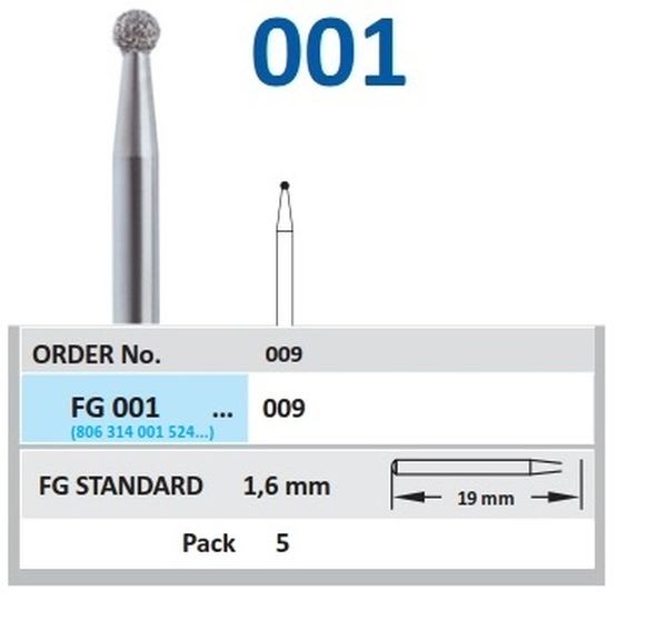 DIAMANT FG 001-009 5 STK HORICO