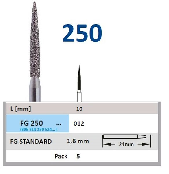 DIAMANT FG 250-012 5 STK HORICO