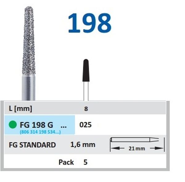 DIAMANT FG 198G-025 5 STK GRØNN RING HORICO