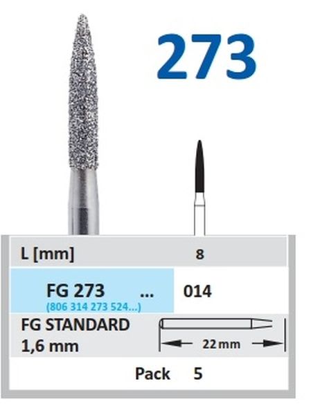 DIAMANT FG 273-014 5 STK HORICO