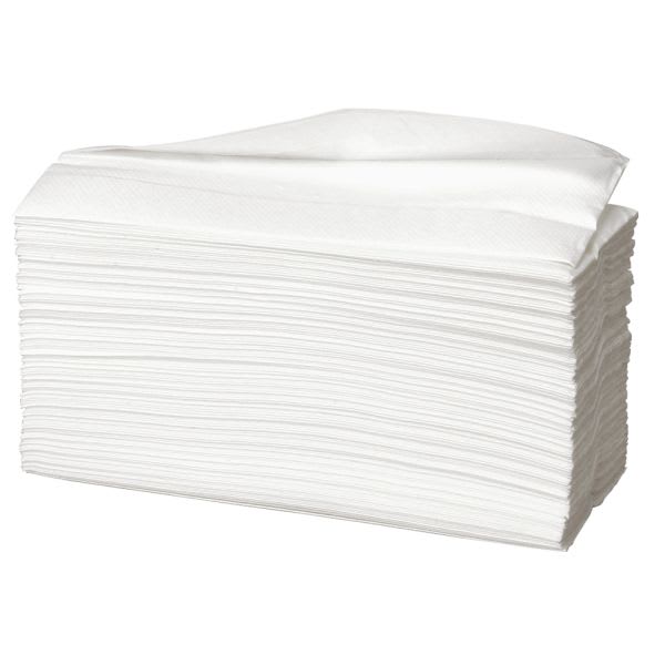 PAPIRHÅNDKLE 2 LAGS C-FOLD HVIT 3060 STK ABENA