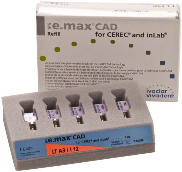 E.MAX CAD CEREC/inLab LT A3 I12 5 STK