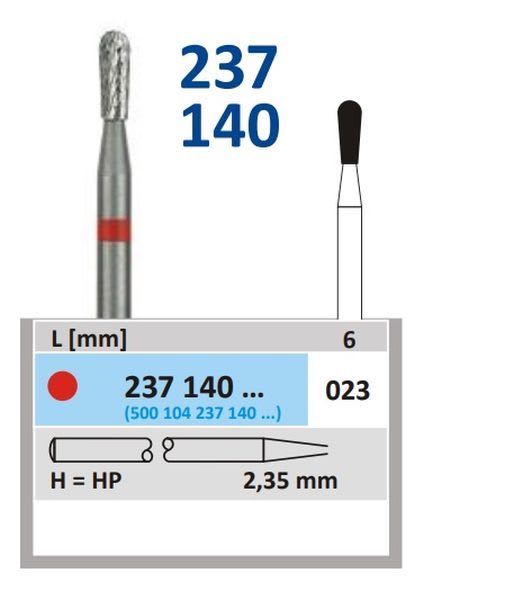 FRESER HARDMETALL HS 237 140 023 OMV KONISK RUND HORICO