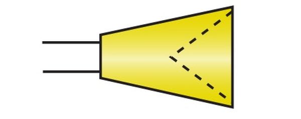 POLERER 5081/12 LITEN KOPP 1014CA VS GUL 12 STK KERR