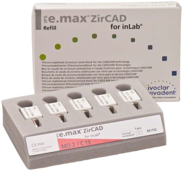 IPS E.MAX ZIRCAD INLAB MO 2 C15 5 STK