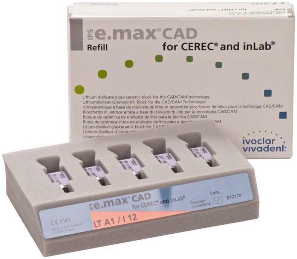 E.MAX CAD CEREC/inLab LT A1 I12 5 STK