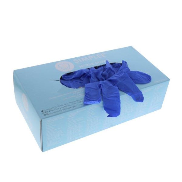 HANSKER SIMPLEE NITRIL BLÅ MEDIUM 200 STK