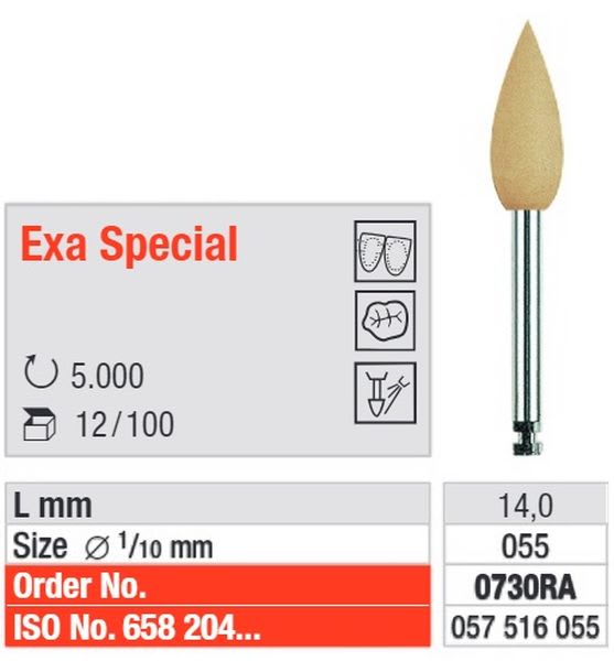 POLERER EXA SPESIAL STOR FLAMME 12 STK EDENTA