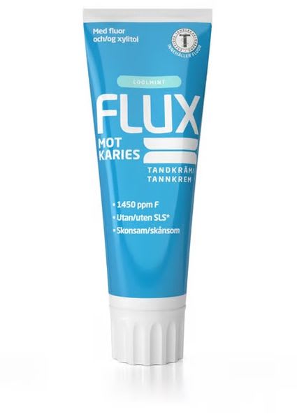 TANNKREM FLUX COOL MINT 75 ML MED FLUOR ACTAVIS