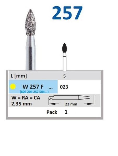 DIAMANT VS 257F-023 STK GUL RING HORICO