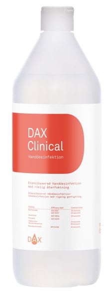 DAX HÅNDDESINFEKSJON ETANOL 1000ML