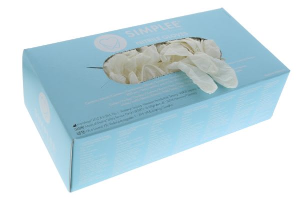 HANSKER SIMPLEE NITRIL HVIT LARGE 200 STK