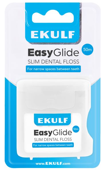 TANNTRÅD GLIDE FLOSS TYNN VOKSET 50M EKULF