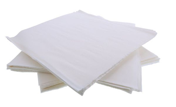 SERVIETTER KREPP HVIT 1000 STK 34 X 38 CM M+W