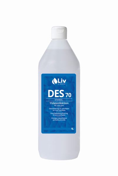 LIV DES 70 OVERFLATEDESINFEKSJON 1 LITER