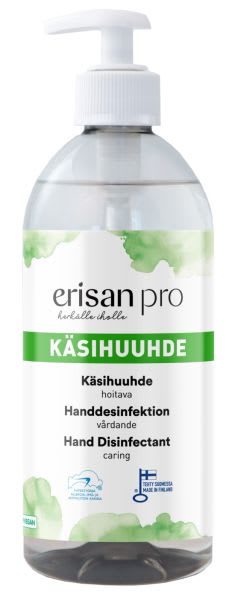 ERISAN HÅNDDESINFEKSJON ETANOL 500 ML FOR FØLSOM HUD KIILTO