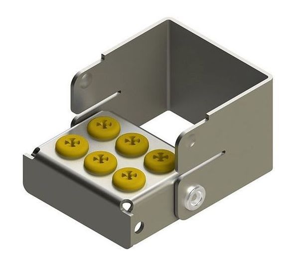 BOROPPSATS PLUG IN 6 HULL GUL NICHROMINOX