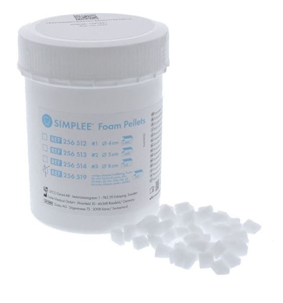 SKUMPELLETS KILEFORMET 8X6 MM 500 STK SIMPLEE