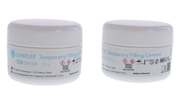 SIMPLEE MIDLERTIDIG SEMENT HVIT 2X30 GR