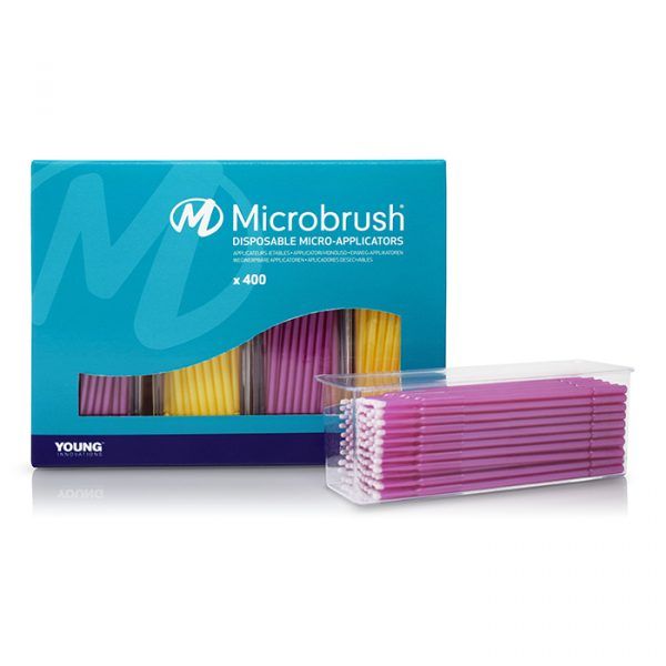 MICROBRUSH FINE 400 STK GUL OG ROSA APPLIKATORER Jacobsen Dental