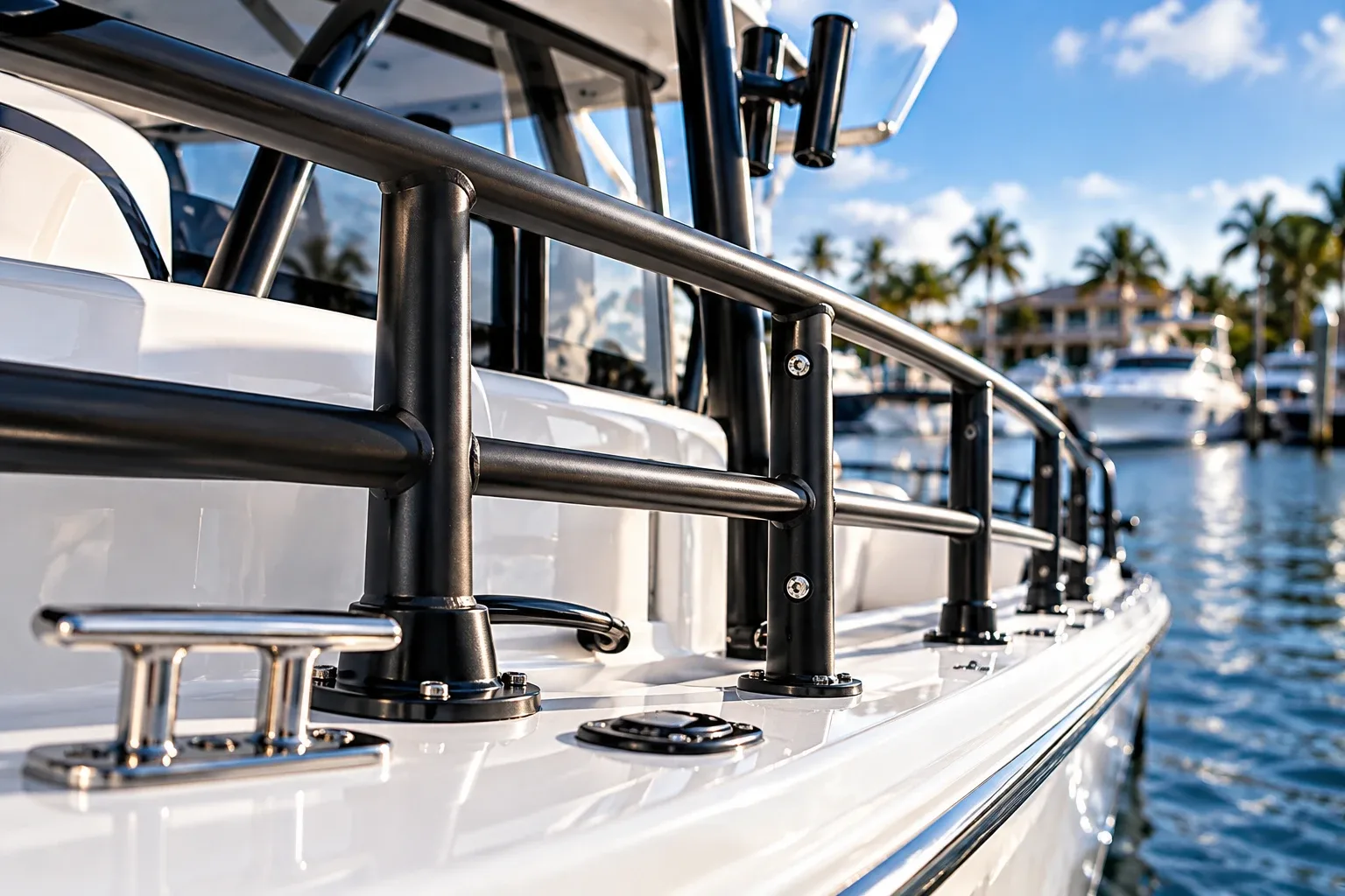 Marine railings and hardware