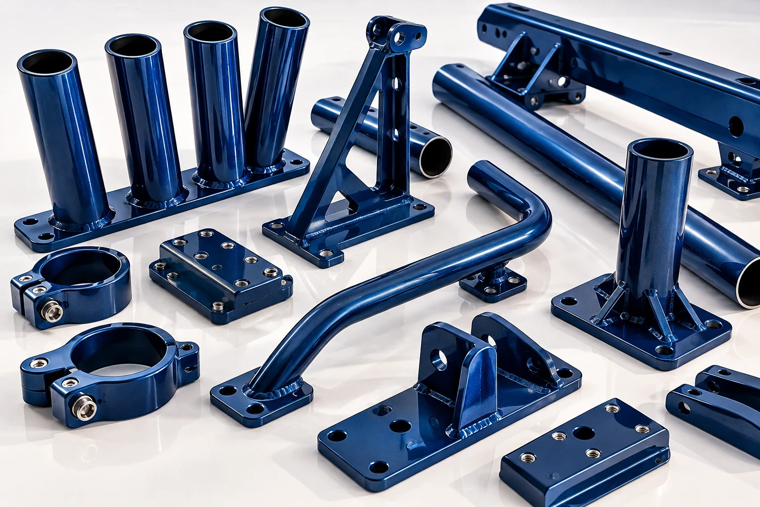Aluminum marine components
