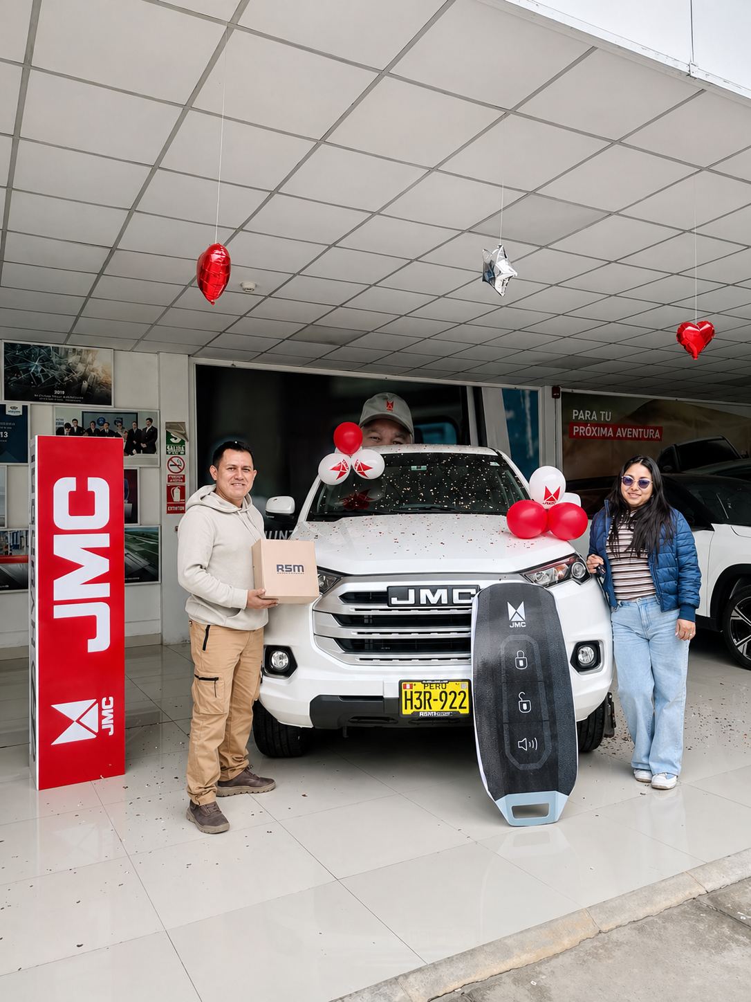 Cliente con su JMC Vigus Plus