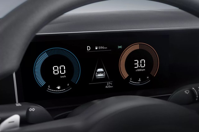 Pantalla táctil 12.3" conectada