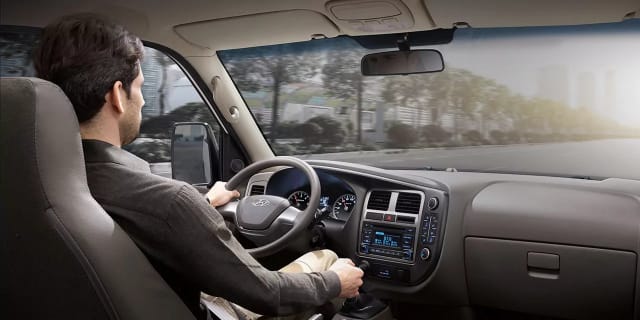 Cabina cómoda y funcional