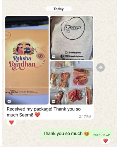 Rakhi Package Delivery