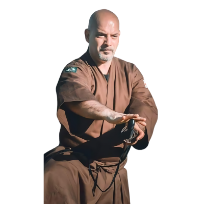 Foto en primer plano del profesional Federico Dinatale miembro del dojo OKAMI