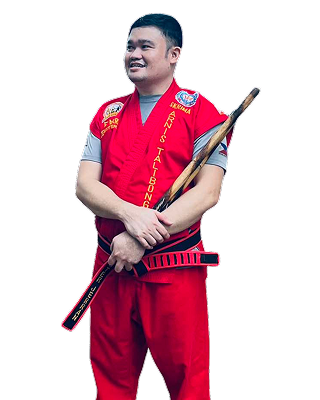 Foto en primer plano del profesional Jerran Arre miembro del dojo OKAMI