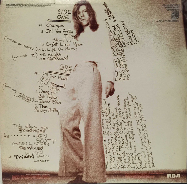 Hunky Dory - Other Image
