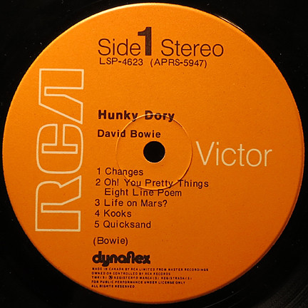 Hunky Dory - Other Image