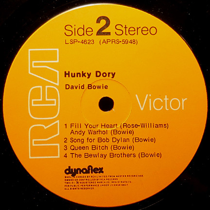 Hunky Dory - Other Image