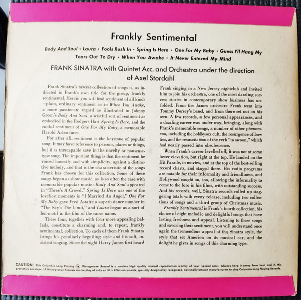 Frankly Sentimental - Other Image