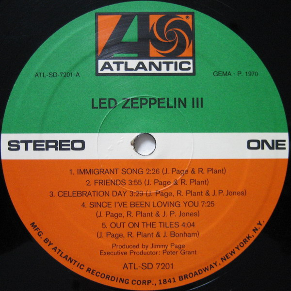 Led Zeppelin III - Other Image