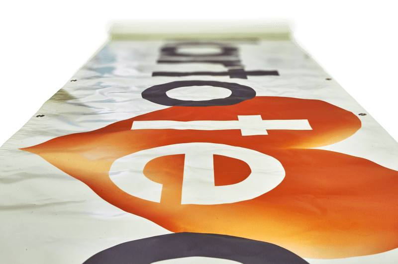 striscioni personalizzati in tessuto di poliestere o pvc