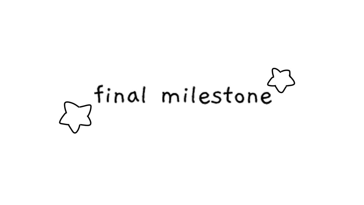 Final Milestone