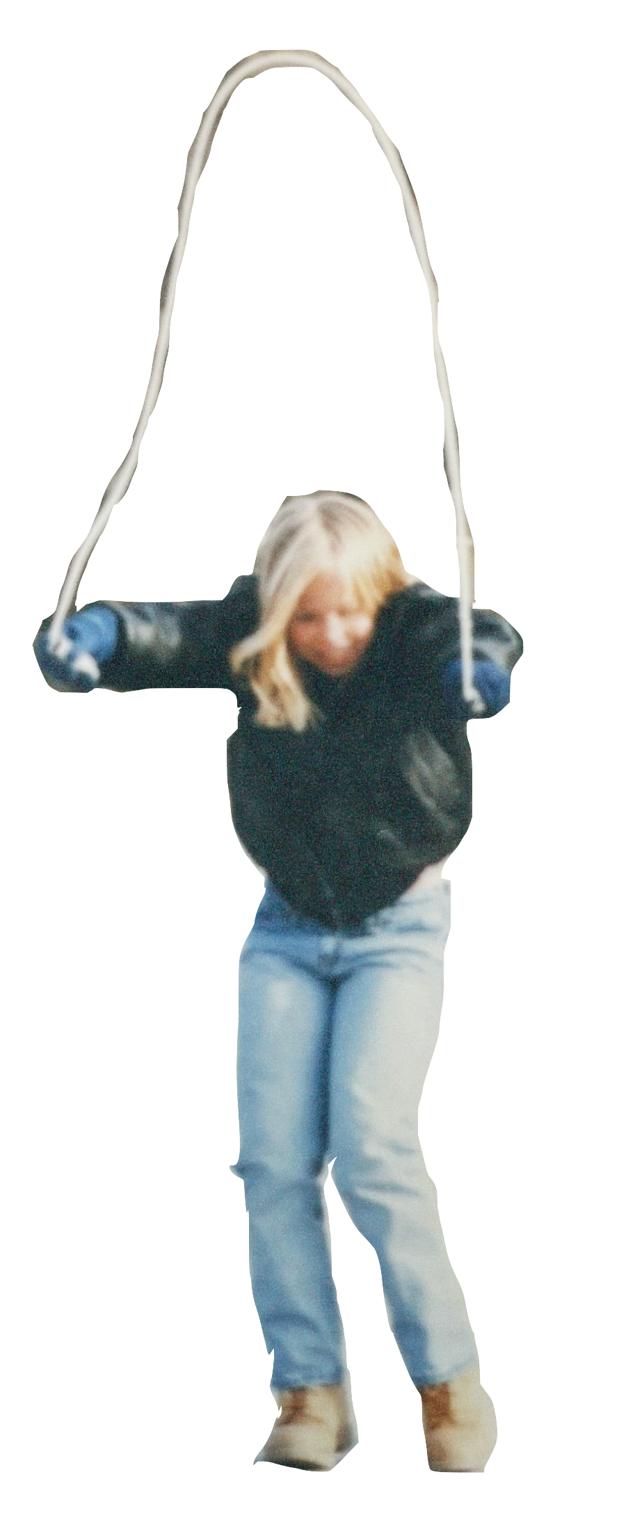 Caroline jumping rope