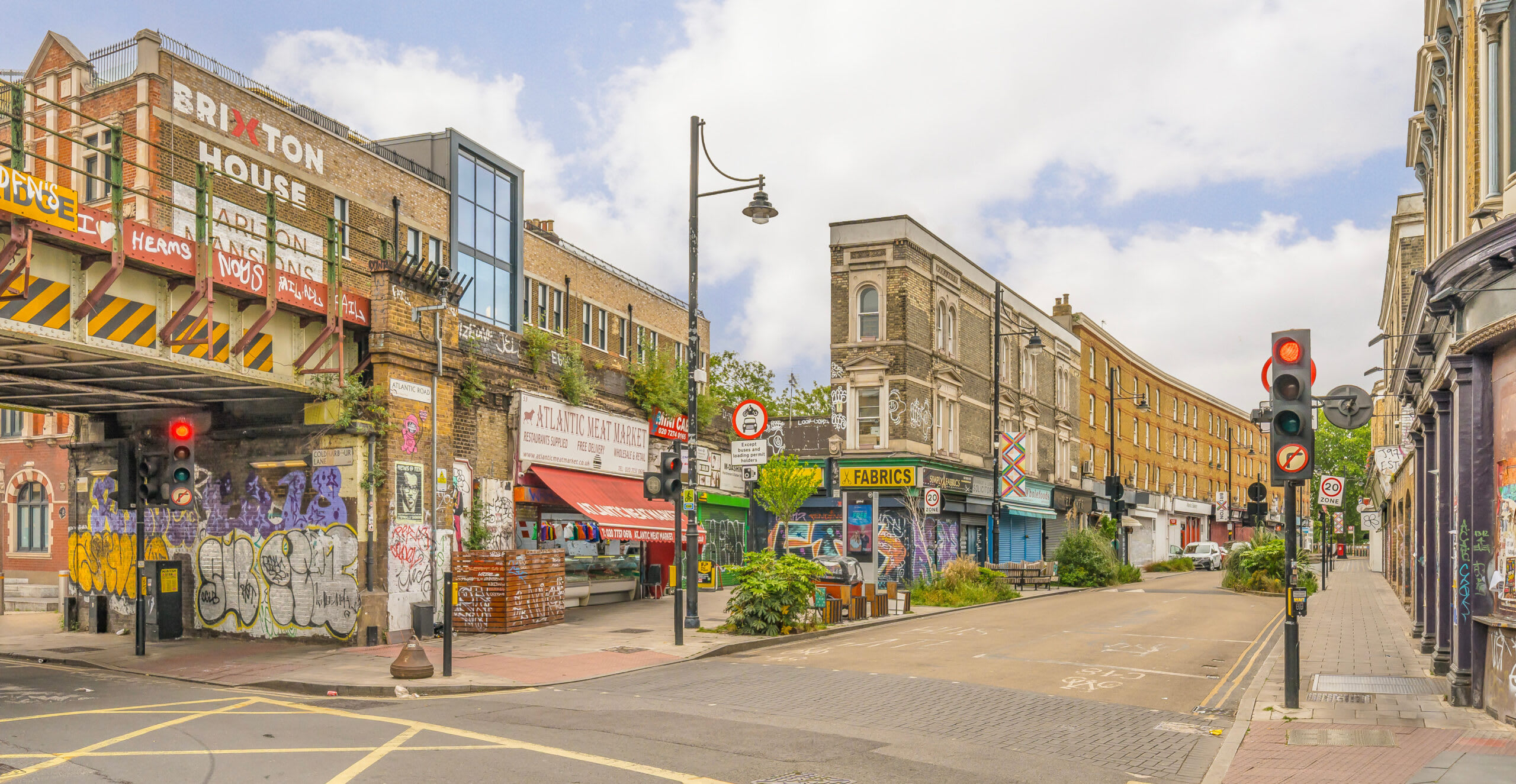 Atlantic Road, Brixton, near our mobile headlight restoration customers