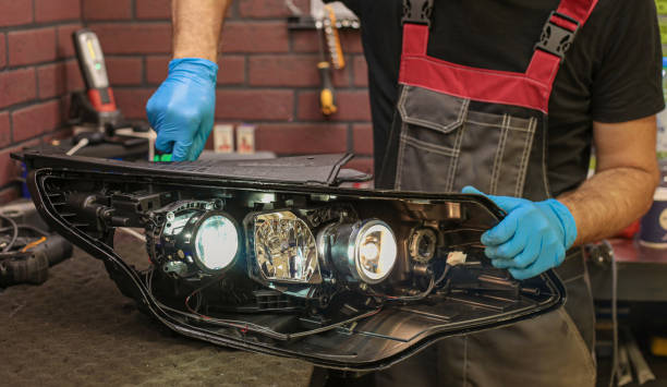 cloudy yellow headlights MOT failure London