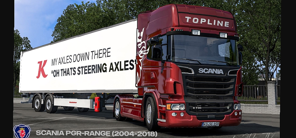 МОД Scania PGR-Series 2004-2018 v1.2 ДЛЯ EURO TRUCK SIMULATOR 2