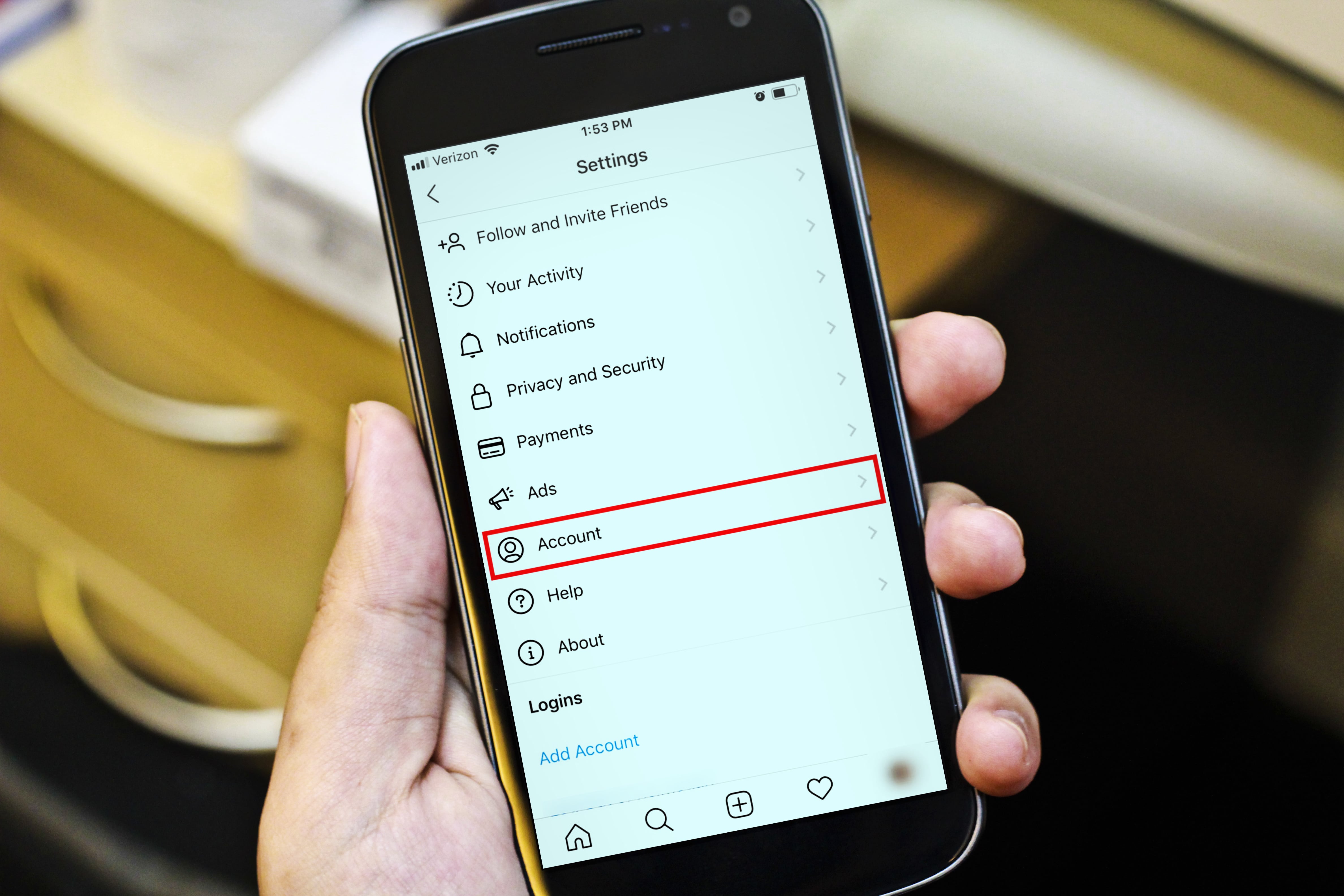 Change to Instagram business