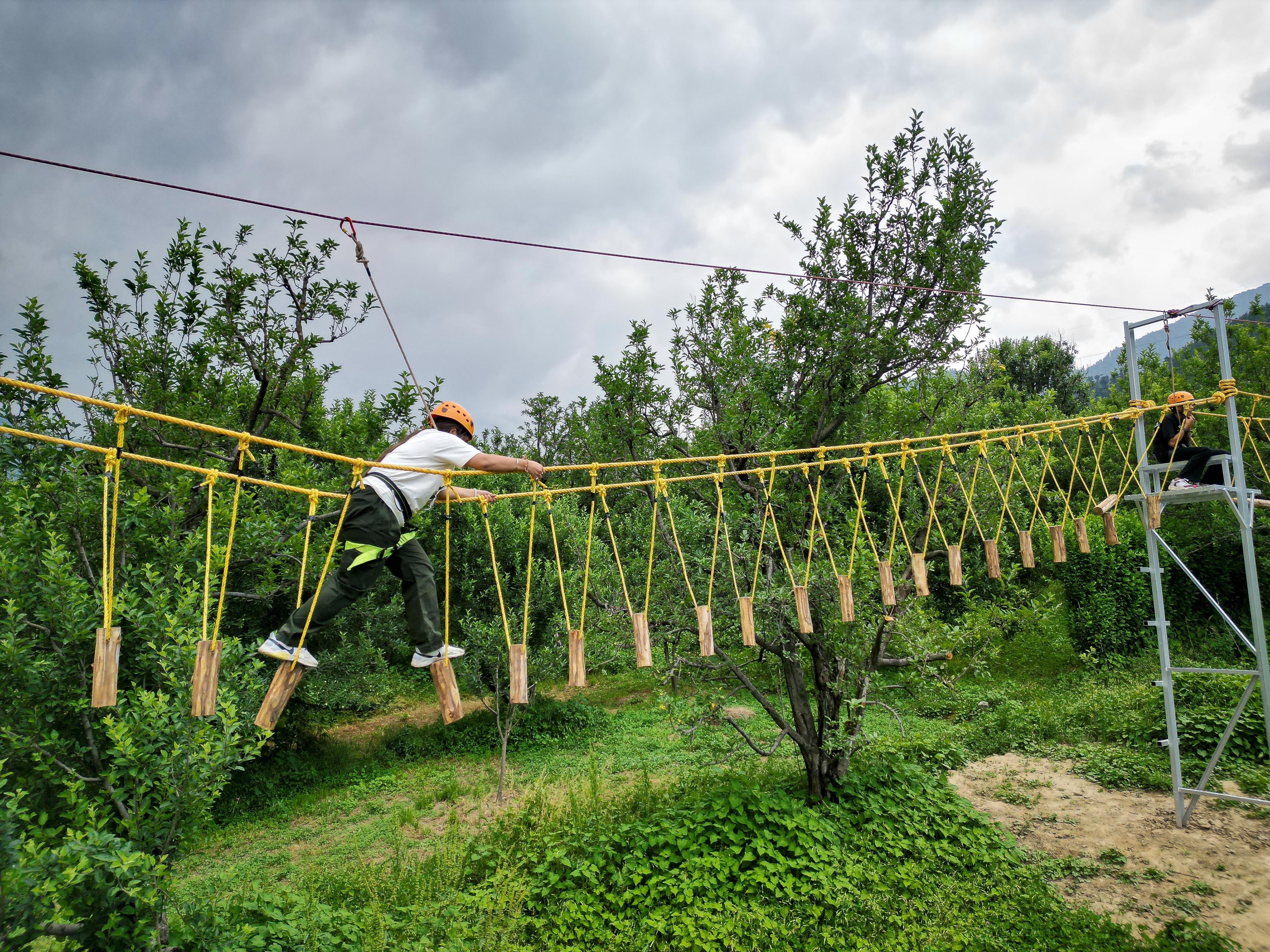 High Adventure Camps Manali Group Camping Setup