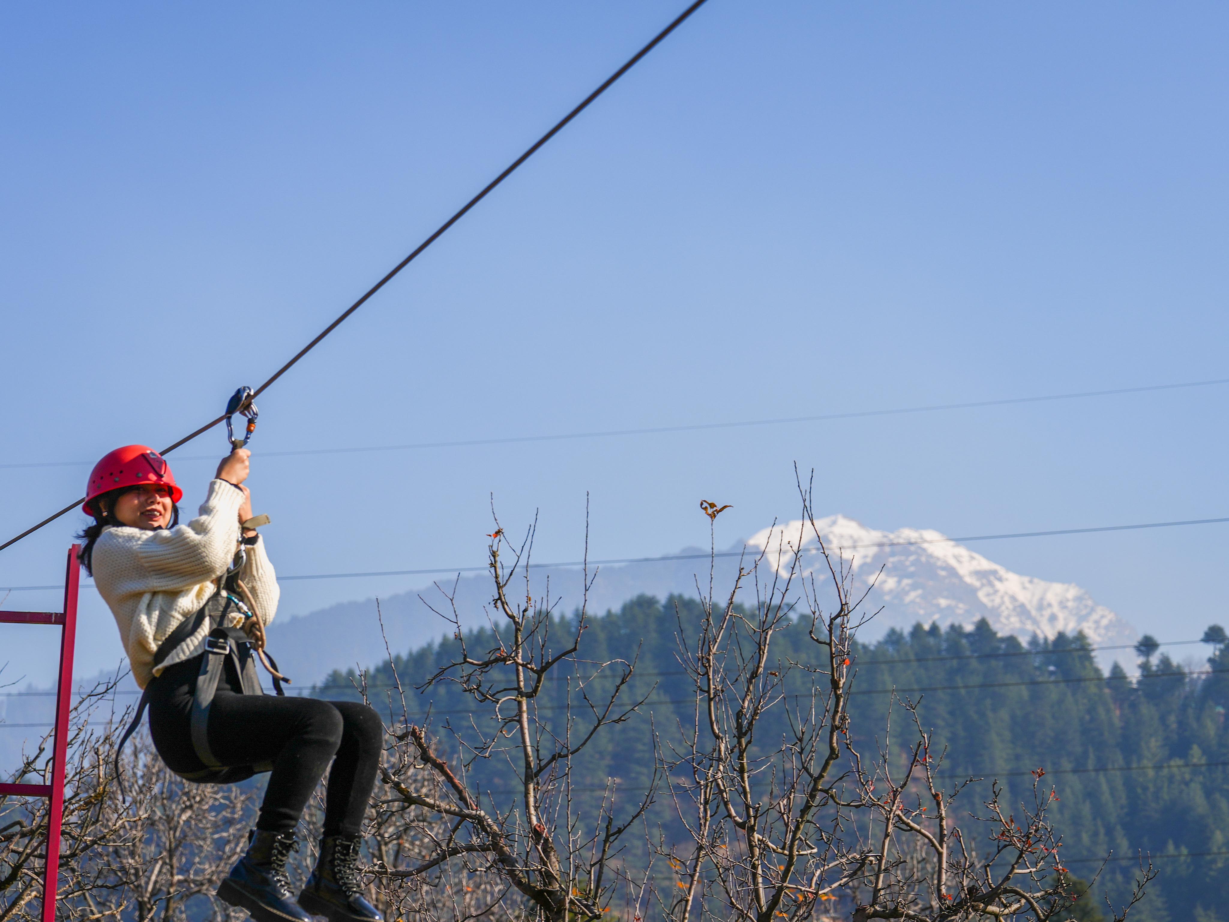 Team building games in an open field