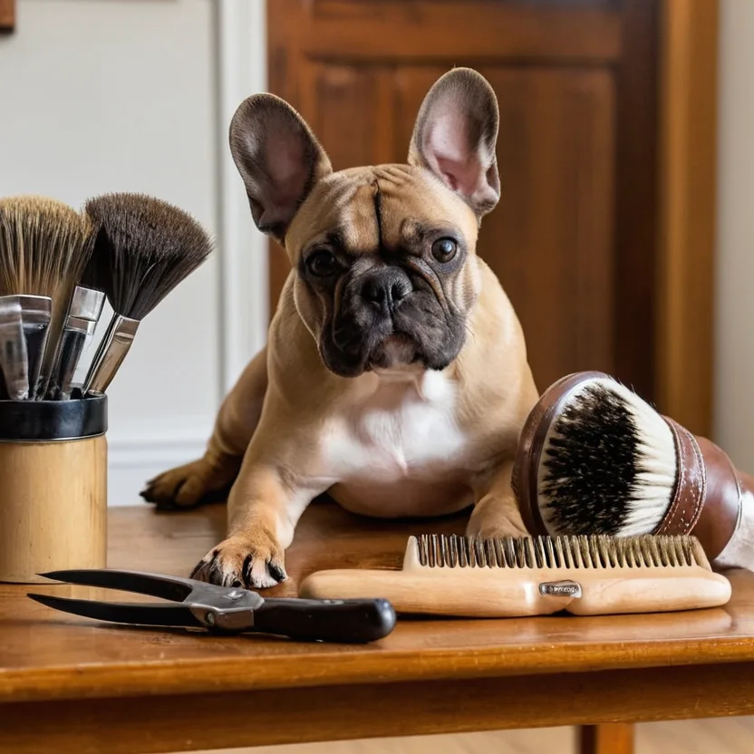 Комплект от четки, ръкавица и ножици за грижа на късокосместа козина