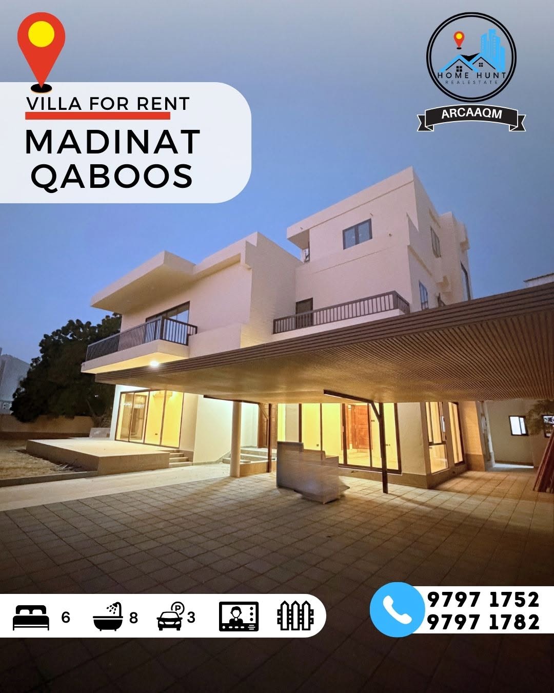 villa in Madinat Sultan Qaboos - 2