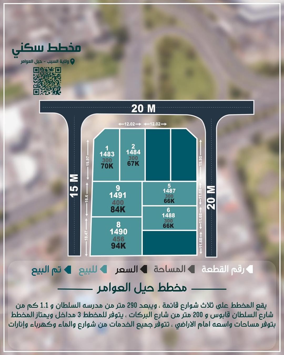 land in Al Hayl South - 1